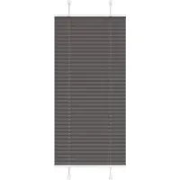 vidaXL Plissé rolgordijn 60x100 cm stofbreedte 59,4 cm polyester zwart