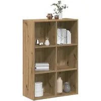 vidaXL Boekenkast/dressoir 66x30x98 cm bewerkt hout artisanaal eiken