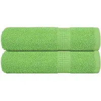 vidaXL Handdoeken FROGN 2 st 50x100 cm 360 g/m² appelgroen