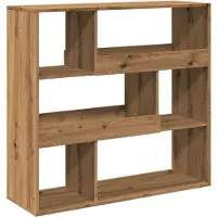vidaXL Kamerscherm 100x33x94,5 cm bewerkt hout artisanaal eikenkleur