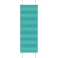 vidaXL Plissé rolgordijn 40x150 cm stofbreedte 39,4 cm petrol groen