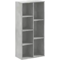 vidaXL Boekenkast 50x25x105 cm bewerkt hout betongrijs