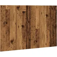 vidaXL Hoofdeinde 120x1,5x80 cm bewerkt hout oud houtkleurig