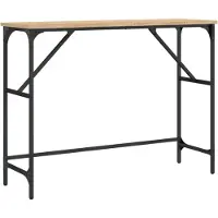 vidaXL Wandtafel 100x32x75 cm bewerkt hout sonoma eikenkleurig