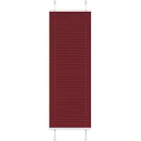vidaXL Plissé rolgordijn 45x100 cm stofbreedte 44,4 cm bordeauxrood