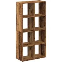 vidaXL Kamerscherm / boekenkast 69,5x29x137,5 cm hout oud houtkleur