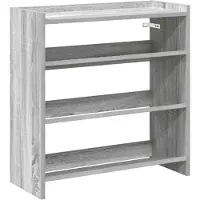 vidaXL Schoenenrek 60x25x62 cm bewerkt hout grijs sonoma eikenkleurig