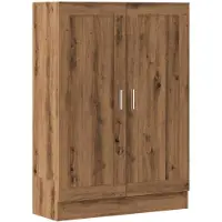 vidaXL Boekenkast 82,5x30,5x115 cm bewerkt hout artisanaal eikenkleur