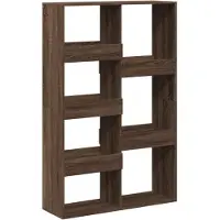 vidaXL Kamerscherm 100x33x155,5 cm bewerkt hout bruin eikenkleurig