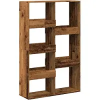 vidaXL Boekenkast 100x33x155,5 cm bewerkt hout oud houtkleurig