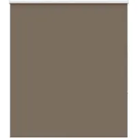 vidaXL Rolgordijn verduisterend koffie 130x130 cm stofbreedte 126,6 cm