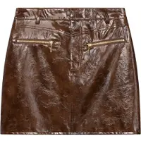 Aaiko Dames Rokken Cindy Pu 674 - Bruin - Maat M