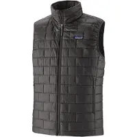 Patagonia - Donsjassen - M's Nano Puff Vest Black voor Heren van Gerecycled Polyester - Maat XXL - Zwart