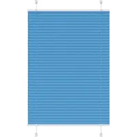 vidaXL Plissé rolgordijn 85x150 cm stofbreedte 84,4 cm polyester blauw