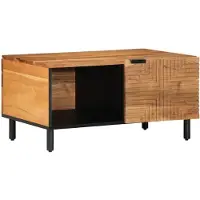 vidaXL Salontafel 80x50x40 cm Massief Acaciahout