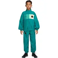 Nike Kylian Mbappé Woven Trainingspak Kids Groenblauw Mintgroen Goud