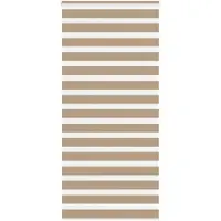 vidaXL Zebra Blind 105x200 cm stofbreedte 100,9 cm polyester zandbruin