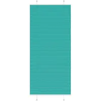 vidaXL Plissé rolgordijn 95x200 cm stofbreedte 94,4 cm petrol groen
