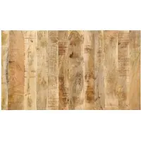 vidaXL Hoofdbord 140 cm massief ruw mangohout