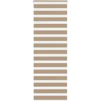vidaXL Zebra Blind 90x230 cm stofbreedte 85,9 cm polyester zandbruin