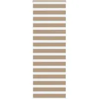 vidaXL Zebra Blind 80x230 cm stofbreedte 75,9 cm polyester zandbruin