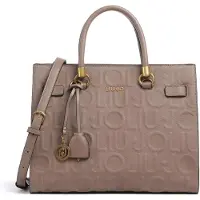 Liu Jo Dames Schoudertassen Manh - Shopping Bag - Taupe - Maat ONESIZE