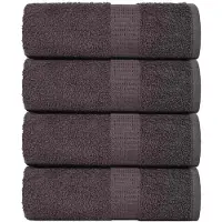 vidaXL Gastendoekjes FROGN 4 st 30x50 cm 360 g/m² antraciet