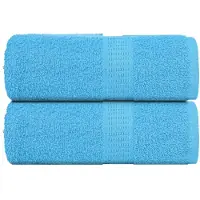 vidaXL Washandjes FROGN 2 st 30x30 cm 360 g/m² turquoise