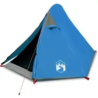 vidaXL Koepeltent 2-persoons waterdicht blauw