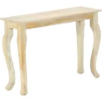 vidaXL Consoletafel 110x35x77 cm Massief mangohout