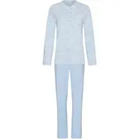 Pastunette Pyjama 'Soft Paisley' blauw / offwhite