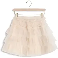Mayoral Meisjes Rokken Tulle Skirt - Ecru - Maat 140