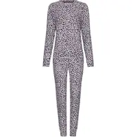 Pastunette Pyjama 'Purple Pebbles' grijs / lila