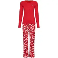 Rebelle Pyjama 'Endless Love' rood