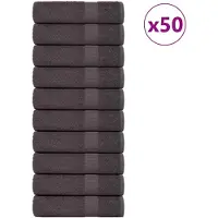 vidaXL Handdoeken FROGN 50 st 50x100 cm 360 g/m² antraciet