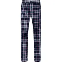Mey Pyjamabroek 'Flanadian' navy / rood / wit