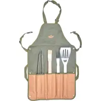 Esschert Design Bbq schort met gereedschap