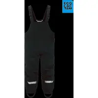 Didriksons - Kid's Foxen Bib Pant - Regenbroek 80, zwart