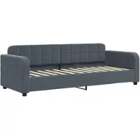 vidaXL Slaapbank 80x200 cm fluweel donkergrijs