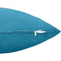 vidaXL Kussensloop 2 st HEERLEN Lichtblauw 50 x 80 cm Polyester