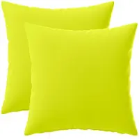 vidaXL Kussensloop 2 st HEERLEN Heldere Groen. 45 x 45 cm Polyester