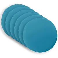 vidaXL Kussensloop 6 st HEERLEN Lichtblauw Ø 40 cm Polyester