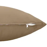 vidaXL Kussensloop 2 st HEERLEN Taupe 40 x 40 cm Polyester