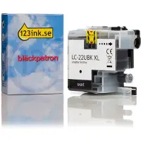 PrintAbout Inktcartridge LC-22UBK XL Zwart Hoge capaciteit geschikt voor Brother