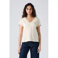 Levi's Lseperfect Vneck Oatmeal Maat: S | Tops Outlet | Dames | Beige