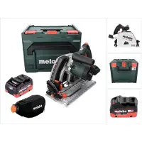 Metabo KT 18 LTX 66 BL accu invalcirkelzaag 18 V 165 mm + 1x accu 5,5 Ah + metaBOX - zonder lader