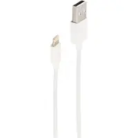 Shiverpeaks USB Lade-Sync Kabel, USB A Stecker auf 8-Pin Stecker, 2.0, weiß, 5,0m