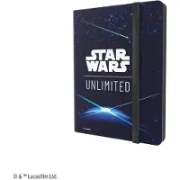 Ultra pro Star Wars Unlimited Casual Album Card Back Blue - 18-Pocket - Verzamelmap voor Trading Cards -