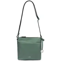 L.credi schoudertas Ella Crossbodybag Deep Green groen