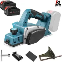 OEM Elektrische schaaf, borstelloze motor, instelbare snijdiepte, met 2 batterijen